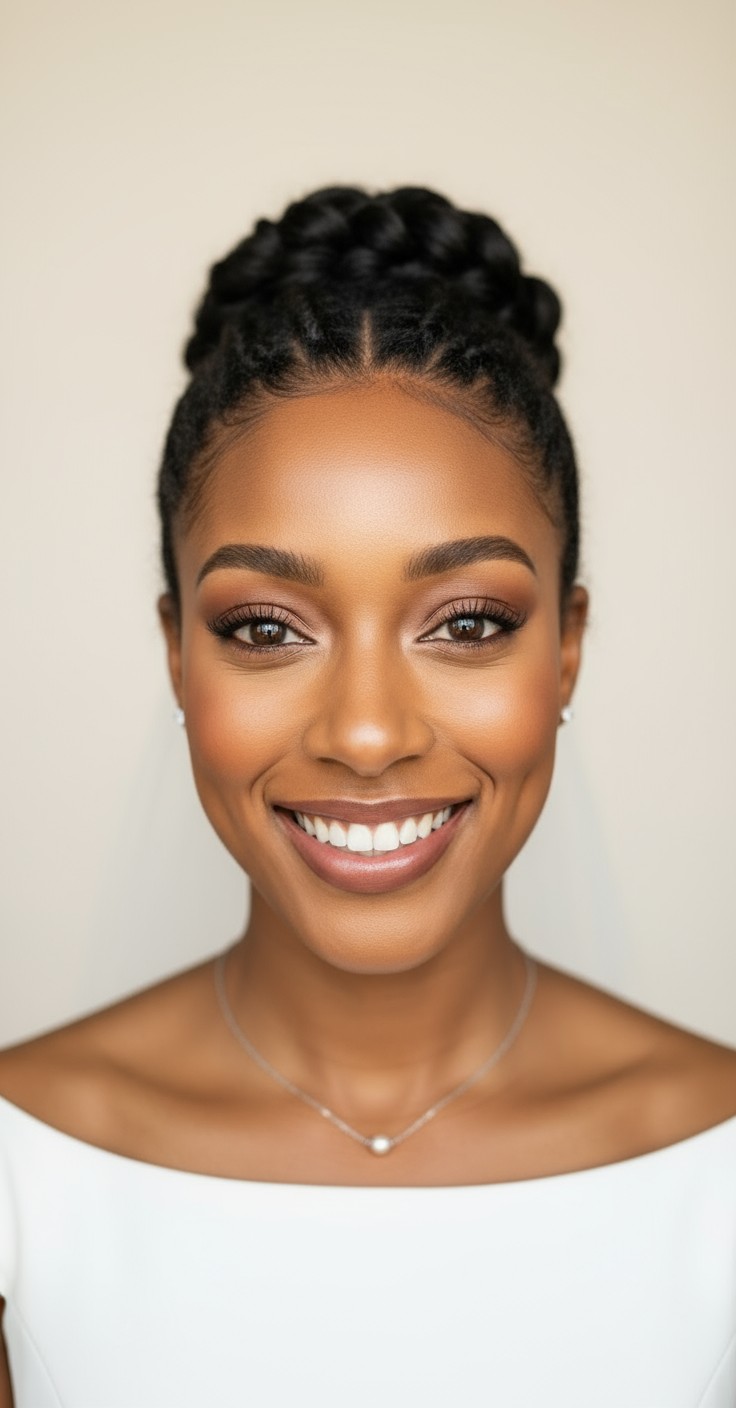 After Black Updo For Wedding